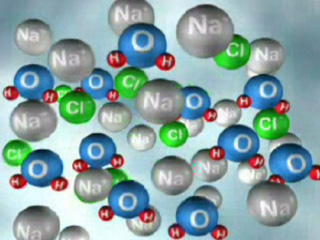 Η αντίδραση του HCl με το NaOH στο νερό