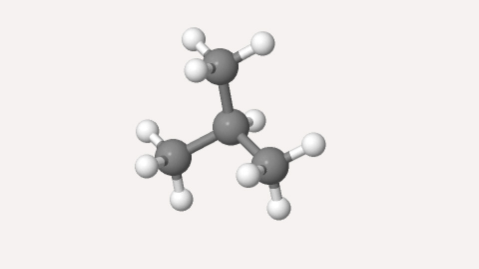 molecular model hydrocarbon
